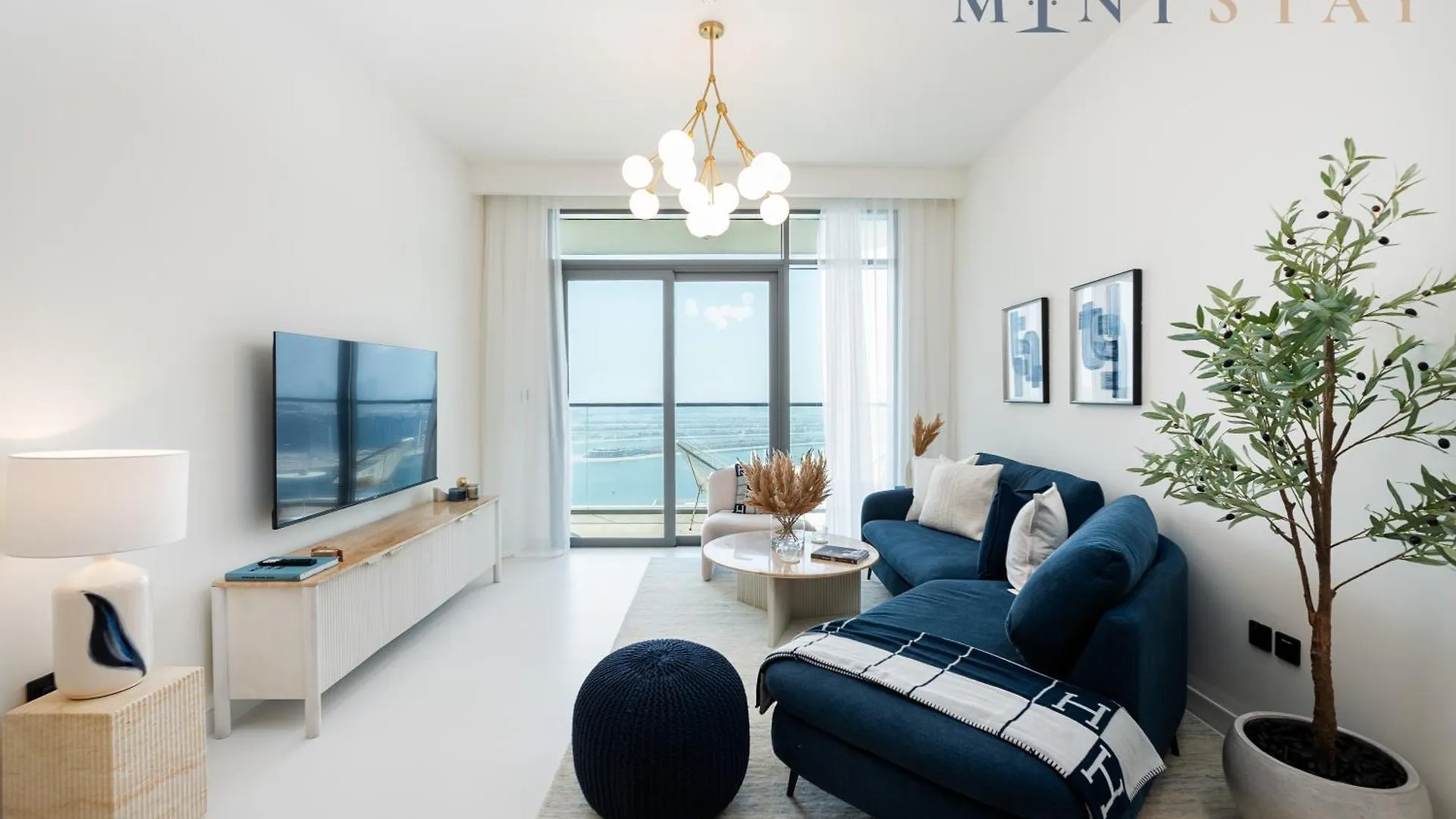 公寓 Marina Vista 2, Emaar Beachfront - Mint Stay 迪拜